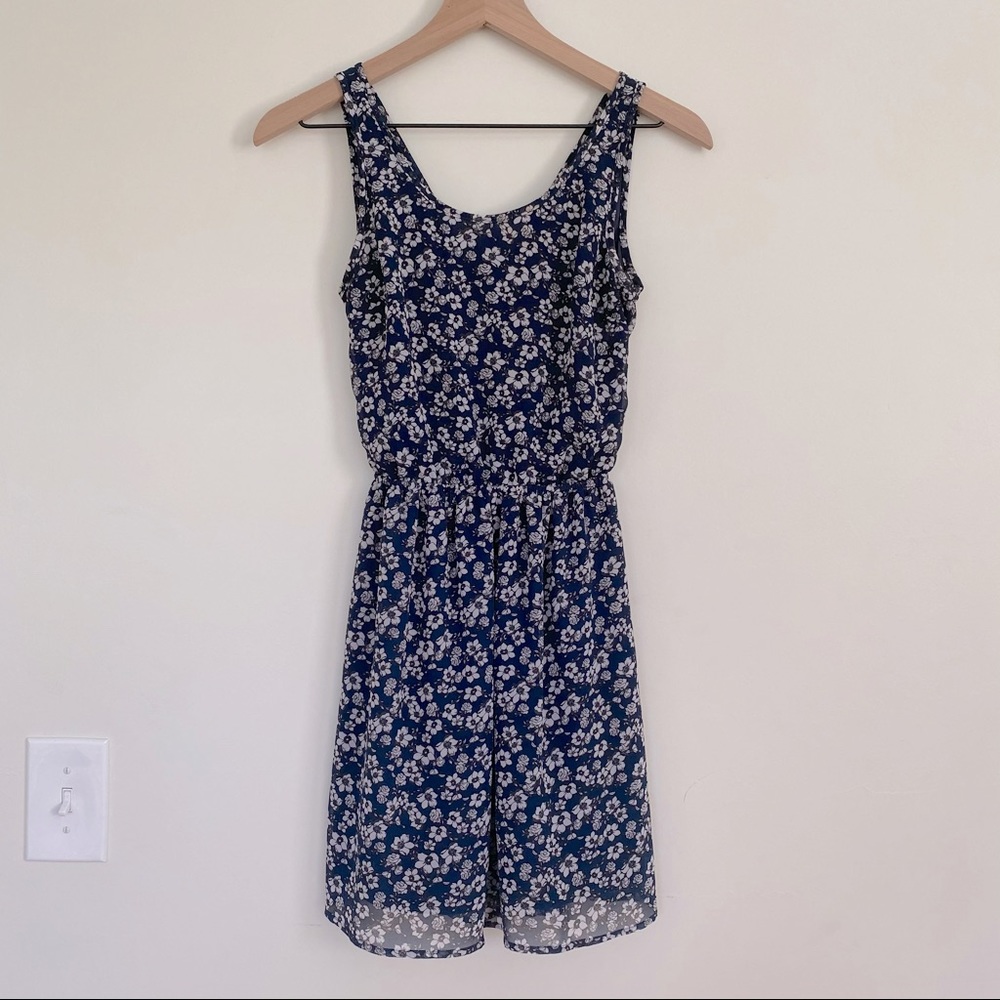 H&M Divided | Blue Floral Dress | Size: 4